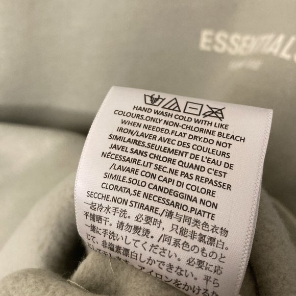 Essentials Fear Of God Seasfoam Hoodie - Picture 7 of 8